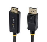 StarTech Cavo Adattatore DisplayPort a HDMI da 3 m con Connettori a Presa Rinforzata, 4K 60Hz, HDR, Convertitore Unidirezionale DP a HDMI per Lenovo, Dell, HP