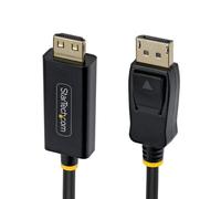 StarTech Cavo Adattatore DisplayPort a HDMI da 1 m con Connettori a Presa Rinforzata, 4K 60Hz, HDR, Convertitore Unidirezionale DP a HDMI per Lenovo, Dell, HP