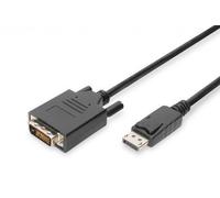 Adattatore Displayport A Dvi Digitus Dp-dvi (24+1) M/m Nero