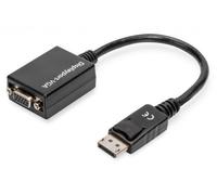 DIGITUS ADATTATORE CAVO DISPLAY PORT DP-VGA 15CM. (AK-340403-001-S)**PUOI PAGARE ANCHE ALLA CONSEGNA!!!**