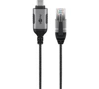 Goobay USB-C 3.1 to RJ45 Ethernet CAT 6 Cable Slim/Adapter Cable/Stable Wired In