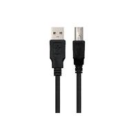 Ewent Cavo Stampante USB 2.0 Nero, 1,8 Metri, Tibo A Maschio a Tipo B Maschio