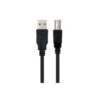 Ewent Cavo Stampante USB 2.0 Nero, 5 Metri, Tibo A Maschio a Tipo B Maschio