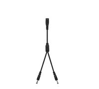 Cavo adattatore for spina cilindrica con sdoppiatore di alimentazione CC da 1 a 2/3/4/5/6/8 vie for striscia luminosa for telecamera sicurezza CCTV(WHITE)