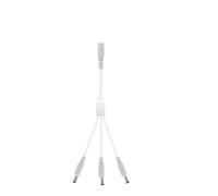 Cavo adattatore for spina cilindrica con sdoppiatore di alimentazione CC da 1 a 2/3/4/5/6/8 vie for striscia luminosa for telecamera sicurezza CCTV(Black)