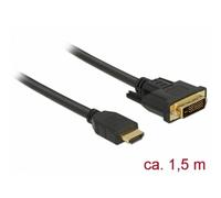 Cavo adattatore HDMI a DVI DeLOCK 85653 1,5 m bidirezionale