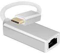 Helos Cavo adattatore Ethernet, USB 3.1 Type-C™ St./RJ45, Premium, argento