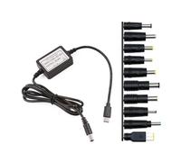 Cavo adattatore in plastica 5 V 9 V 12 V 15 V 20 V USB Boosts con diverse teste di convertitore adatte per più dispositivi