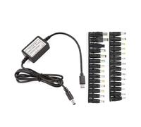 Cavo adattatore in plastica 5 V 9 V 12 V 15 V 20 V USB Boosts con diverse teste di convertitore adatte per più dispositivi