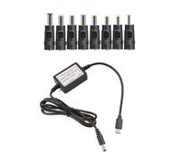 Cavo adattatore in plastica 5 V 9 V 12 V 15 V 20 V USB Boosts con diverse teste di convertitore adatte per più dispositivi
