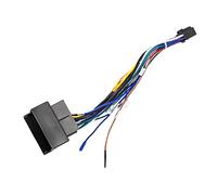 Cavo Adattatore ISO 16 Pin per Autoradio VW Golf Polo Android Presa Standard ISO con Linee di Comando al Volante KEY1, KEY2