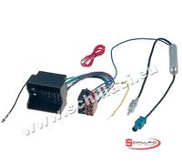 Cavo adattatore ISO + Fakra amplificato autoradio per Opel