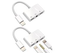 Cavo adattatore jack jack 3 in 1 per cuffie da 3,5 mm, adattatore per jack da 3,5 mm, adattatore audio per Apple 13 12 11 Pro Max X 7 8 Plus iPad Music Earbud Power Convertitore di ricarica