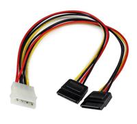 StarTech.com Cavo adattatore LP4 di alimentazione a Y, 2 x SATA, 30 cm
