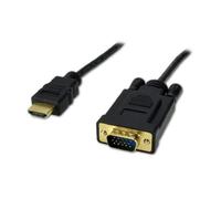 Cavo adattatore MCL 1,5 m HDMI a VGA maschio diritto
