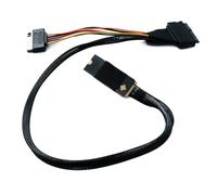 System-S Cavo M.2 100 cm M-Key a U.2 SFF-8639 NVMe Adattatore per SSD Hard Disk Scheda madre