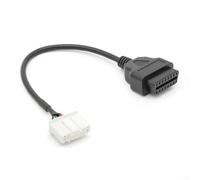 Cavo adattatore OBD2 a 20 pin per Tesla Model S X Post-2015, connettore strumento diagnostico ad alta velocità, interfaccia scanner automatico in plastica resistente, nero