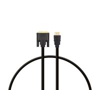 Cavo adattatore PcCom Essential da HDMI 2.0 a DVI da 1,8 m nero