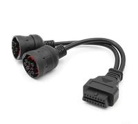 Cavo adattatore per camion diesel a 6 pin J1708 e 9 pin J1939 a connettore femmina OBDII a 16 pin per applicazioni Mack WestStar