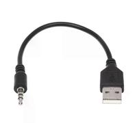 Cavo adattatore per caricabatterie da 35 mm AUX Audio Jack a USB 20 maschio per auto MP3