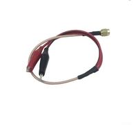 Cavo adattatore per cavo coassiale Rf con clip a coccodrillo maschio Sma con presa rossa e nera per apparecchiature di collaudo per antenna radio, trasferimento di potenza, lunghezza 0,5 metri (1