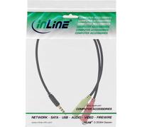 Cavo adattatore per cuffia - spina da 3,5 mm a presa 2x3,5 mm - nero - 1 m NEW
