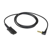 Cavo adattatore per cuffie da 3,5 mm compatibile con Plantronics QD per telefoni cellulari Android, smartphone, tablet, Mac, laptop e altri dispositivi intelligenti con jack singolo da 3,5 mm a 4 poli