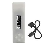 Cavo adattatore per Famicom Disk System per Twin Famicom AN 505 RO BK B R, con scheda di memoria micro da 4 GB e supporto per emulatore FDSKey, cavo da gioco retrò intrecciato da 5 (Bianca)