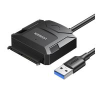 Cavo adattatore per HDD e SSD SATA 2,5'' / 3,5'' USB 3.0 fino a 4 TB - Nero