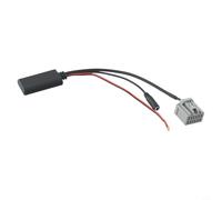 Cavo adattatore per interfaccia AUX o Bluetooth 5.0 per Fiesta 2008-2010, con microfono, vivavoce, musica in streaming, compatibile con dispositivi WMA WAV FLAC