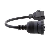 Cavo adattatore per lettore di codice scanner interfaccia OBD2 da 9 pin a 16 pin