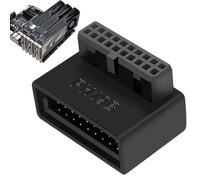 Cavo adattatore per scheda madre - USB 3.0 ABS 19 pin/20 pin, conversione percorso dati, collegamento interfaccia intestazione | perfetto per assemblaggio di piccole case, espansione IO anteriore