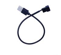 Cavo adattatore per ventola da USB a 4 pin, cavo di alimentazione 5 V con rame puro per ventola del case PC, nero (50 cm)