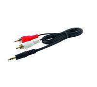 Cavo Adattatore Phonocar Rca-jack Lunghezza 1,20 Metri