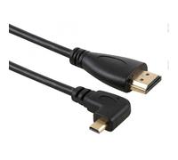 Cavo adattatore placcato in oro da 4K HDMI a Micro HDMI ad angolo retto 50 cm Non specificato