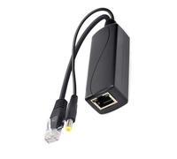 Cavo adattatore PoEs RJ45 DC5.5x2.1mm Power Over Ethernet Adattatore Iniettori Splitter 15.4W Per Fotocamera