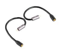 Cavo Adattatore Premium da MMCX a 2 Pin da 0,78 Mm per AS06, Design Durevole e Plug-play, 2 unità in Rame Privo di Ossigeno