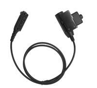 Cavo adattatore PTT per cuffie tattiche Push To Talk Spina multi-PIN Walkie Talkie compatibile Pulsante di attivazione PTT Clip per abbigliamento