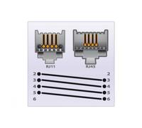 Cavo Adattatore RJ11 Maschio a RJ45 Maschio 2 metri Nero Generico