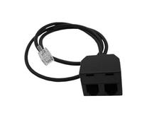 Cavo adattatore RJ9 per addestramento telefonico RJ9, cavo di prolunga per ascoltare e parlare simultaneamente sui telefoni, cavo splitter a Y