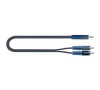 Cavo adattatore ROK SOLID SERIES Audio Rksa 150 2 Jack Rca Black 2m 30 00289