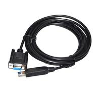 Cavo adattatore seriale con connettore maschio, Cavo industriale RS232 a USB Null Modem DB9 femmina con doppio pinout e diverse dimensioni(NULL MODEM PINOUT 1,1.2m)