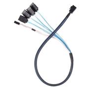Cavo Adattatore SilverStone CPS05-RE 0,6 m SFF-8643 a 4x SATA 7 pin