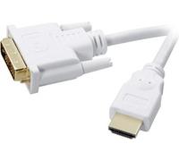 Cavo adattatore SpeaKa Professional DVI/HDMI DVI-D 181pin. Maschio HDMI-A maschio 200 m bianco SP-7870336 contatti a spina plac