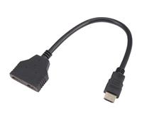 Cavo adattatore splitter 1 ingresso 2 uscite da maschio a 2 femmine 1080P