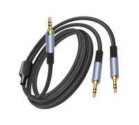 Cavo adattatore splitter a Y da 3,5 mm che combina o divide il suono per altoparlanti e cuffie, da utilizzare con lettore musicale maschio, cavo adattatore stereo