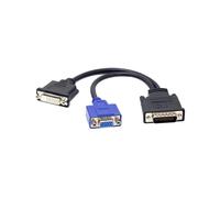 Cavo Adattatore Splitter A Y da DMS 59 Pin Maschio A VGA DVI Femmina per Scheda Grafica, Computer, TV, PC, Monitor, Proiettore.