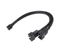 Cavo adattatore splitter per ventola a 4 pin da 1 a 1 2 3 4 CPU computer ventola di raffreddamento splitter per chassis PC prolunga cavo di alimentazione (dimensioni: 27 cm, colore: piccolo 4 pin da 1