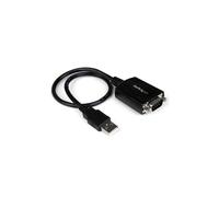 Cavo Adattatore - StarTech - USB a Serial DB9 RS232 - 30 cm - Memorizzazione Porta COM - Nero