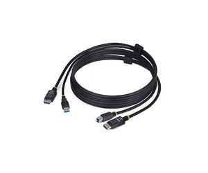 CAVO ADATTATORE STARTECHCOM DU1226-KVM-CABLE - combinato DisplayPort + USB 1,8m 5Gbps TPE